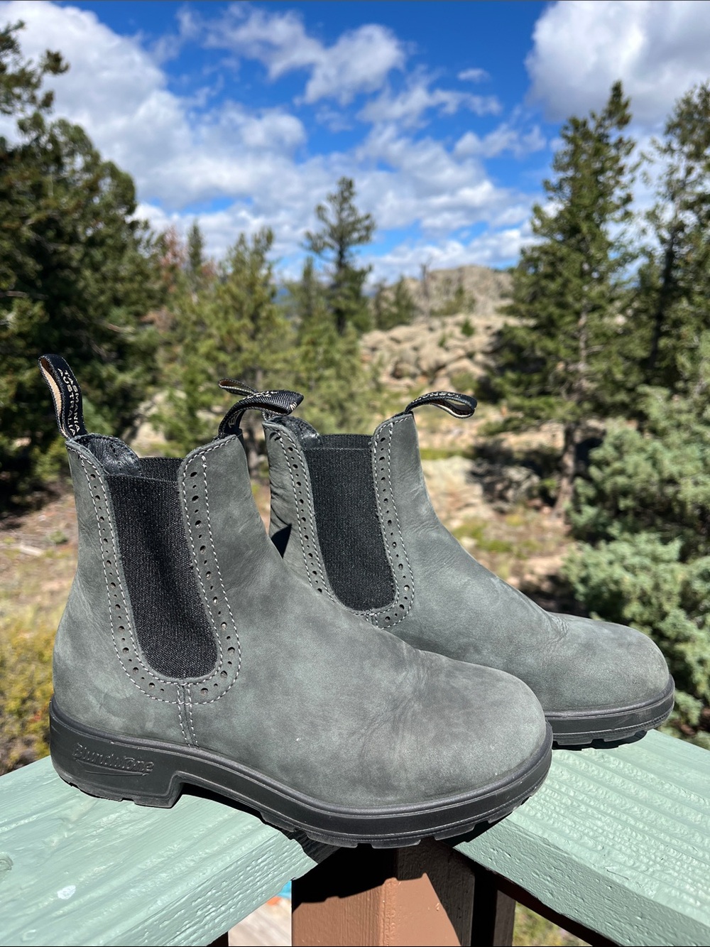 Blundstone Women's Originals #1630 High Top Boots in Rustic Black AU3.5 USW6.5